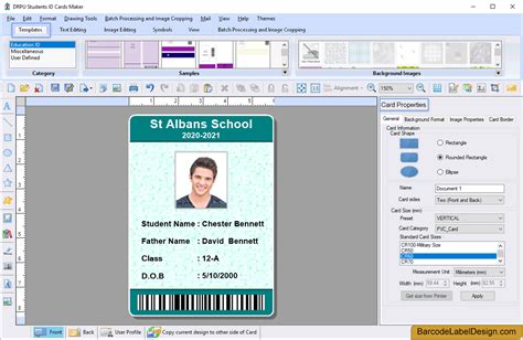 school smart id card|free school id card maker.